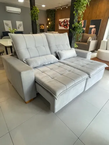 Sofá retrátil e reclinável PILLOW TOP