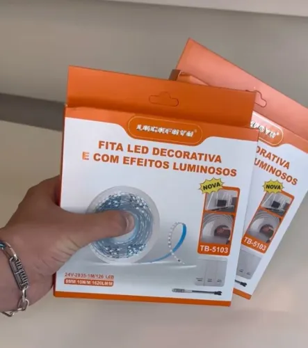 Fita led Sequencial 120L 3000k 10m 