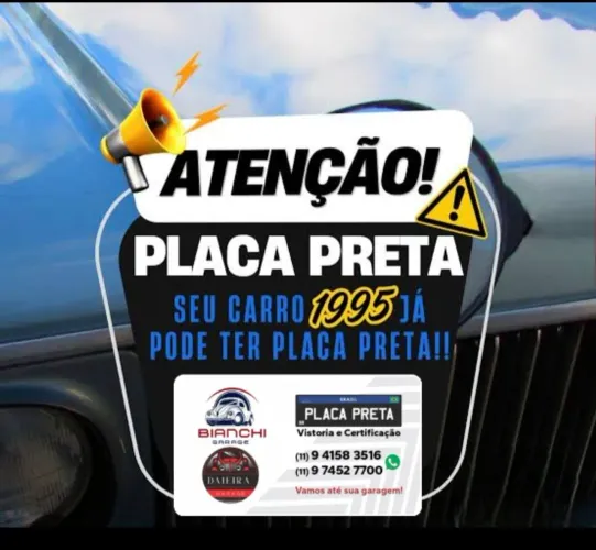 Placa preta (vistoria placa Preta)