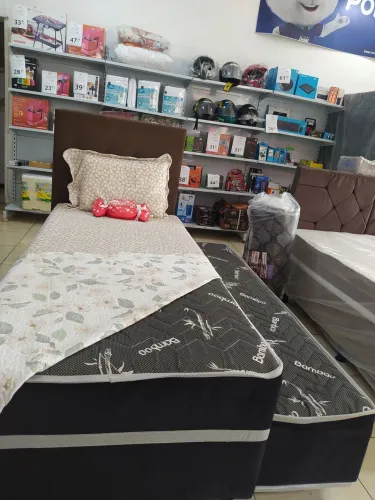 Cama Box com auxiliar