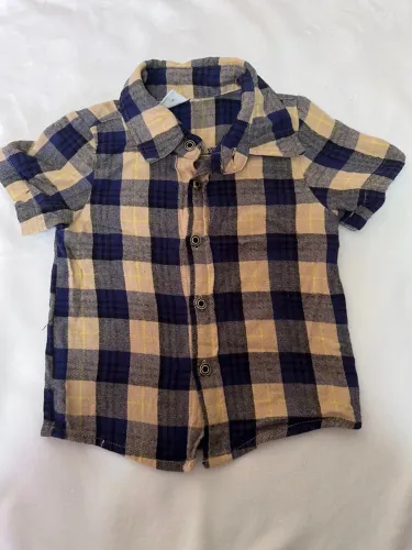 Camisa caipira veste de 1 a 2 anos