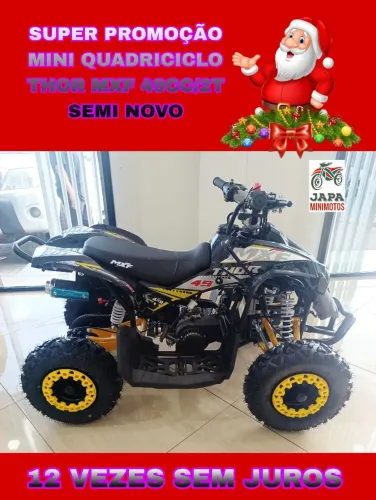 MINI QUADRICICLO MXF 49CC/2T SEMI NOVO EM 12 VEZES SEM JUROS 