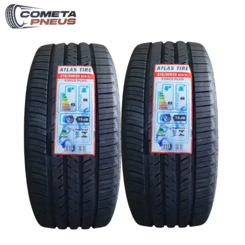  Kit 2 Pneus aro 20 medida 215/30r20 marca ATLAS FORCE PLUS