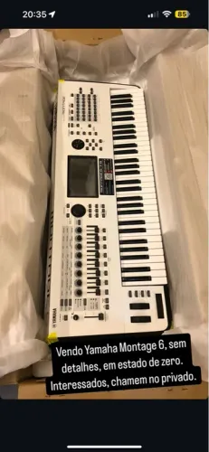 Yamaha Montage 6 Série especial White (Branco)