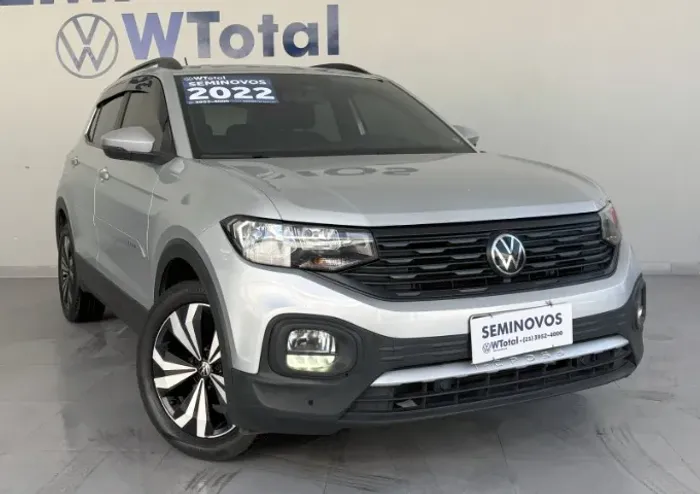 T-CROSS 1.0 200 TSI 2022 PRATA COM APENAS 29 MIL KM.