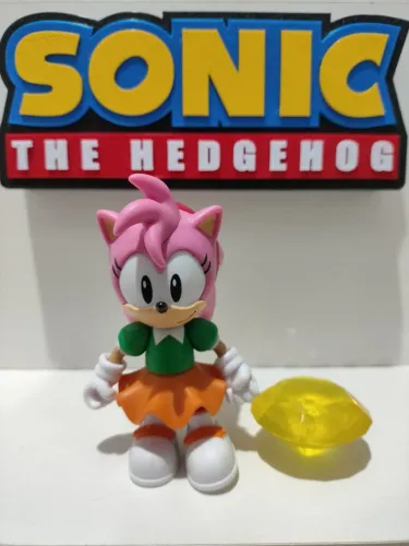 Amy clássico Jakks Sonic Hedgehog