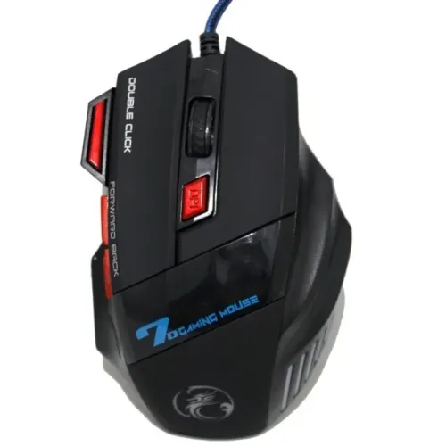 Mouse Usb Gamer 7 Botões Led Estone X7 Pc Notebook Com Fio - Loja Coimbra Computadores 