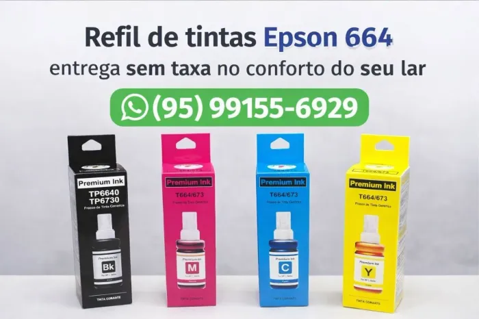 Refil de tintas Epson modelo l200 l355 l396 e cia entrega sem taxa 