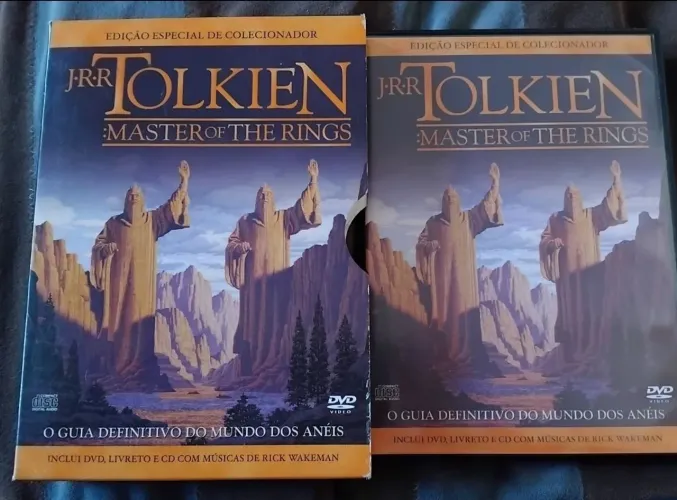 Dvd+Cd JJR Tolkien Guia de entendimento do Senhor dos Aneis 