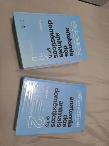 Livros Anatomia dos Animais Domésticos 1 e 2