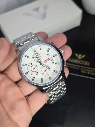 Relógio NIBOSI Aço Inoxidável Masculino