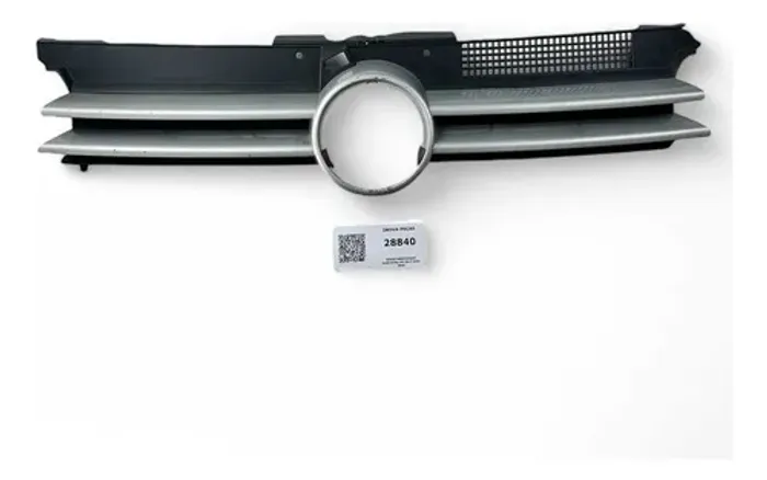 Grade Parachoque Dianteiro Com Detalhe Vw Golf 2000 2005 Preto Ambos Os Lados