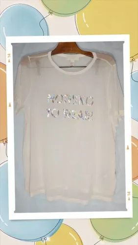 Camiseta feminina tam G da Forever 21 branca