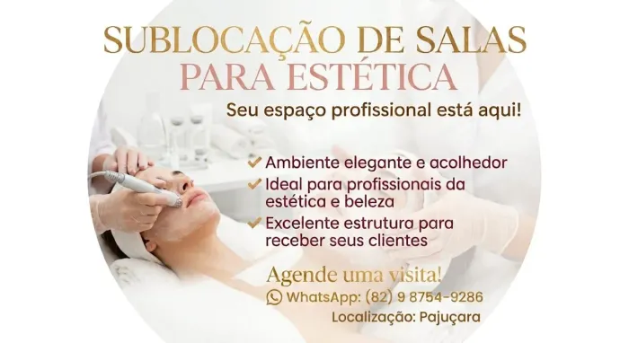 SUBLOCAÇÃO DE SALA PARA ESTETICA