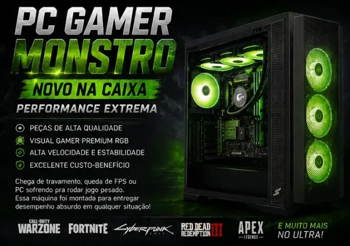 PC Ultra Gamer 32GB DDR5