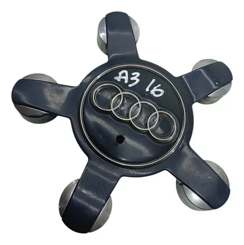Calota Tampa Roda Audi A3 A5 Q3 A4 Ano 2016 Preto