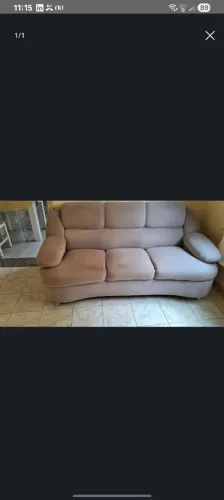 Sofa usado 3 lugares
