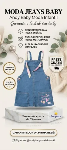 SALOPE JEANS INFANTIL SUNPLACE