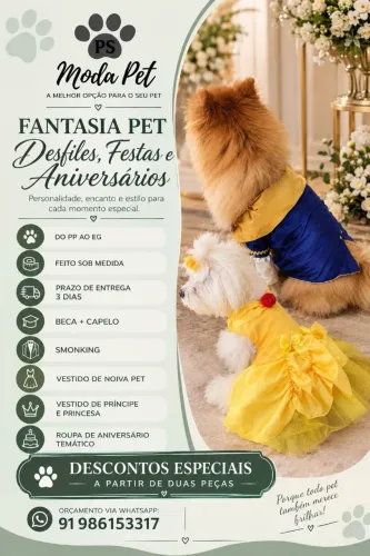 Fantasias para cães e gatos