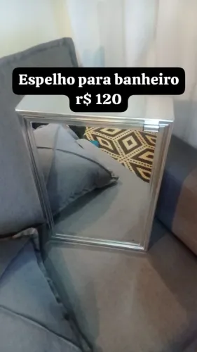 Espelho de banheiro 120 reais 