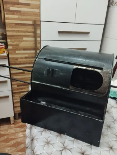 Torrador de café com caixa