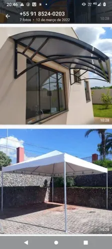 Vendo tenda estado de nova 5x5 
