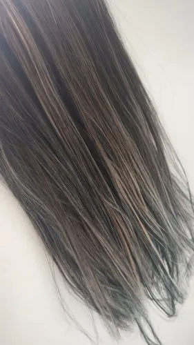 mega hair morena iluminada 60cm humanizado 