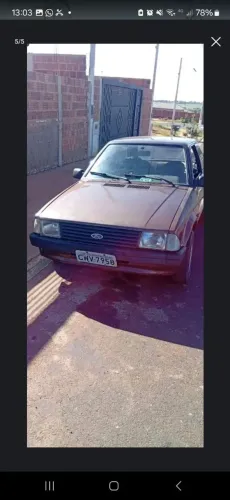Ford Escort GL 1.6i / 1.6 (álcool) 1986