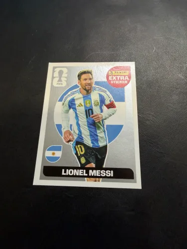 Figurinha Prata e Dourada Messi Legend Copa 2026 ORIGINAL