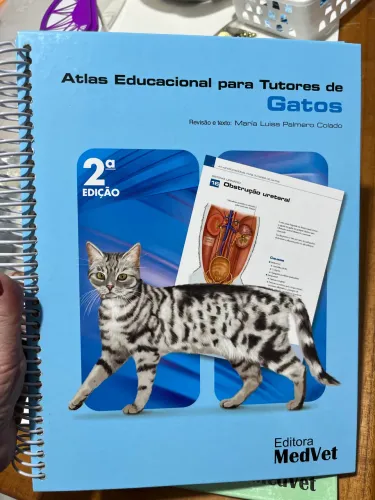 Livro atlas para tutores de felinos