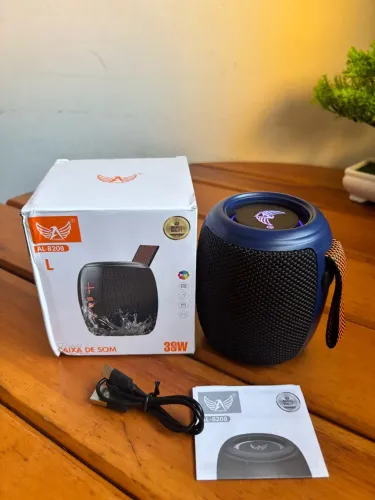 Caixinha de som potente com LED [ NOVA]