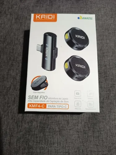Microfone de lapela sem fio 