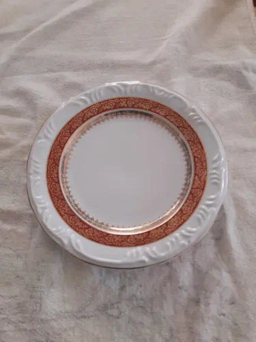 6 pratos de porcelana Schmidt 