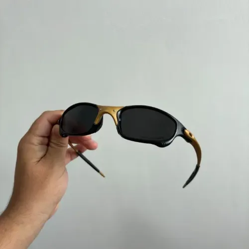 Oakley Juliet Preto e Dourado Polarizado UV400 Promoção