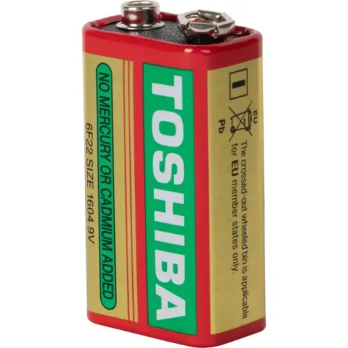 Bateria Zinco 9v 6f22kg Toshiba *ENTREGA GRÁTIS*