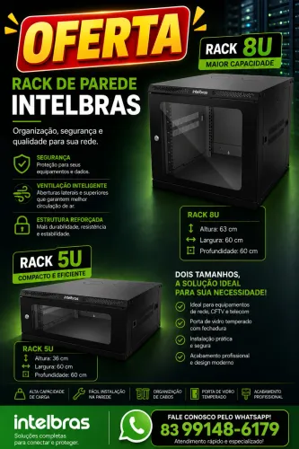 Rack de parede Intelbras