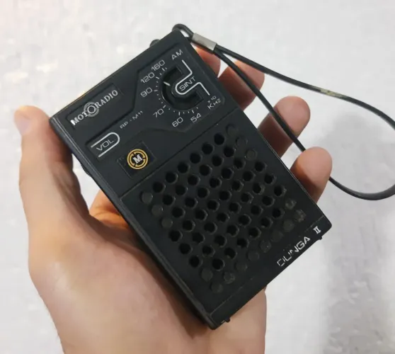 Rádio antigo motoradio Dunga 2 RELIQUIA anos 70