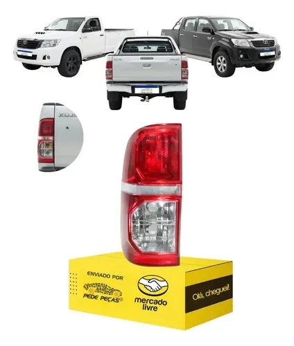 Lanterna Sinaleira Toyota Hilux 2012 2013 2014 2015 Novo Le Esquerdo/motorista Cristal