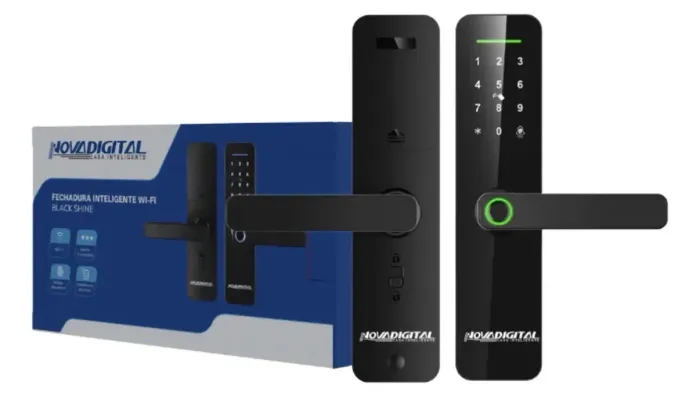 Fechadura inteligente digital com biometria e wifi