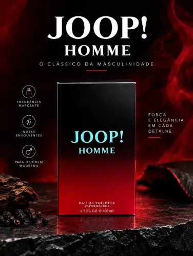 Perfume Importado JOOP! Homme EDT 200ml ? Novo e Lacrado