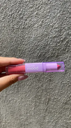 Batom matte Ruby Rose Mood 2em1 cor framboesa 