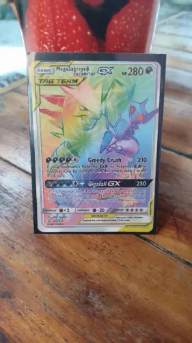 Carta Pokémon TCG - Mega Sableye & Tyranitar GX Tag Team 226/236 (Inglês)