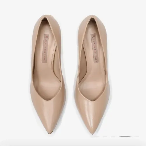 Sapato scarpin Jorge Bischoff - tamanho 36 -  nude