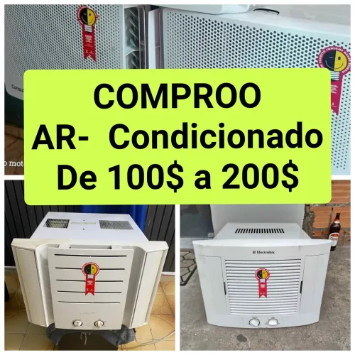 Ar-condicionado velho usado 