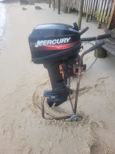 Motor De Popa Mercury 15 Hp 2 Tempos (Usado)