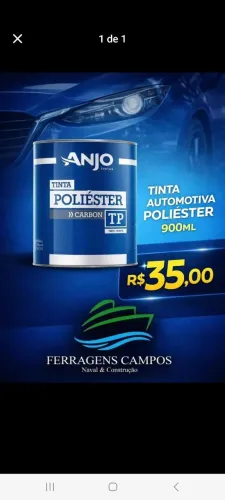 Tinta poliéster 900ml