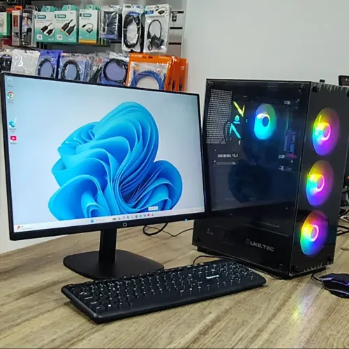 Computador Intel core I5 16GB SSD 240GB +Monitor 24" Aoc - Loja fs Informática 