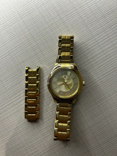 Relógio Monte Carlo Feminino Dourado