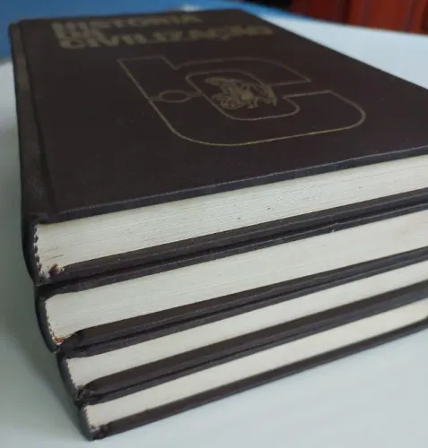 Livro Coleção Histórica da Civilização, 4 Volumes. Garcia, Eduardo. Editora Egéria, SPaulo