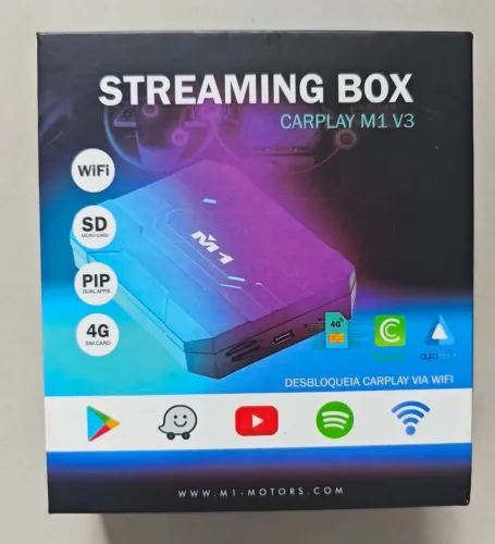 Adaptador CarPlay Wi-Fi Android Automotivo para Multimídia 